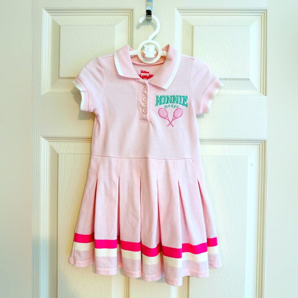 Disney Minnie Mouse Pink Polo Dress for Kids